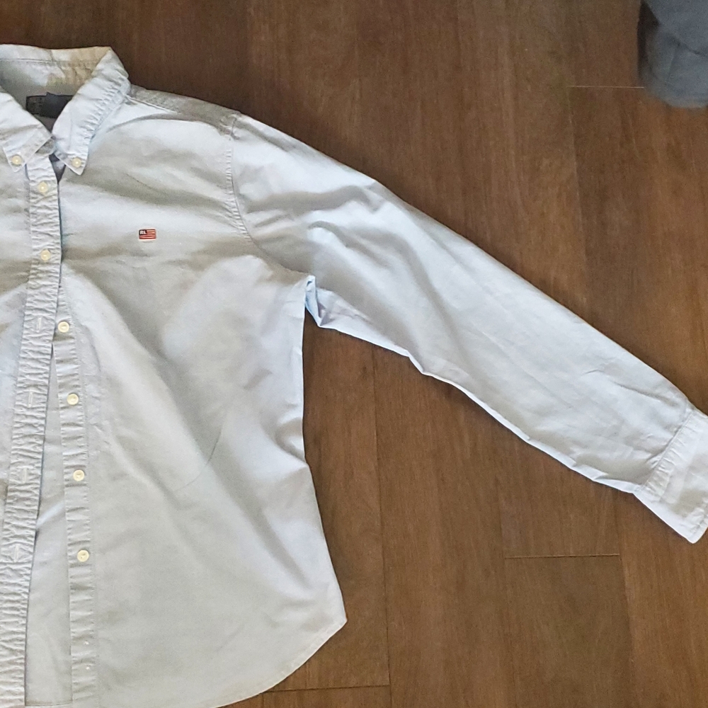 Polo Ralph Lauren Button Down Denim Top size large